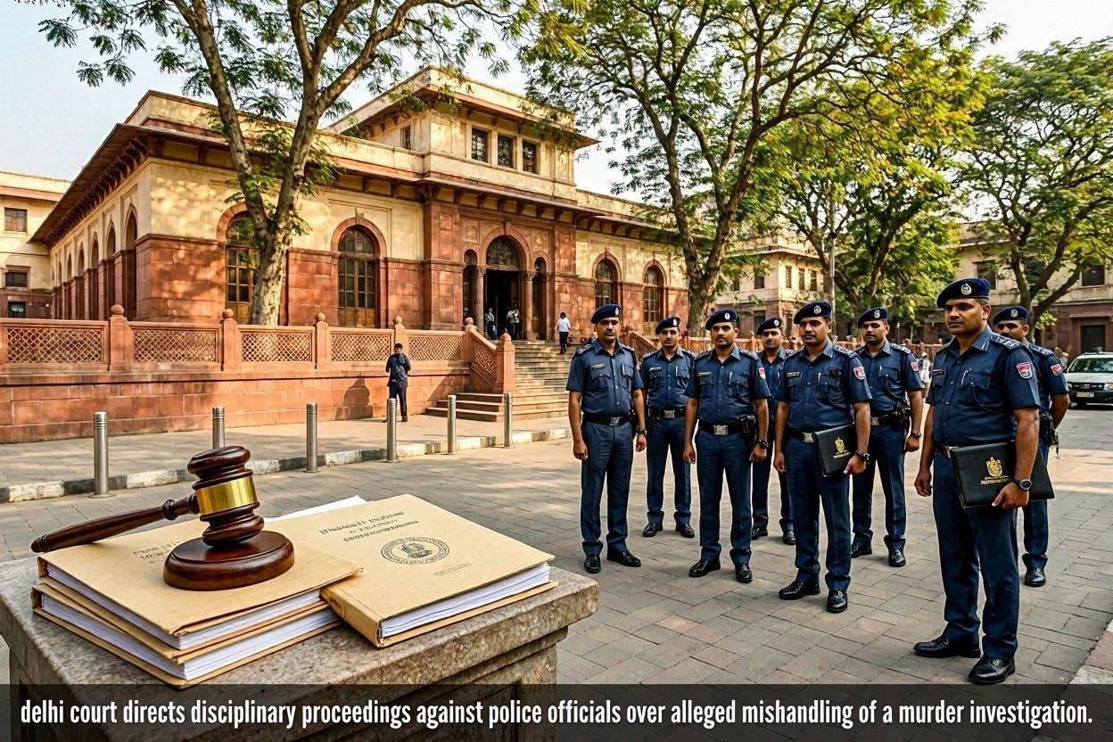 Delhi court orders disciplinary action against police officers who treated murder as rash driving case
