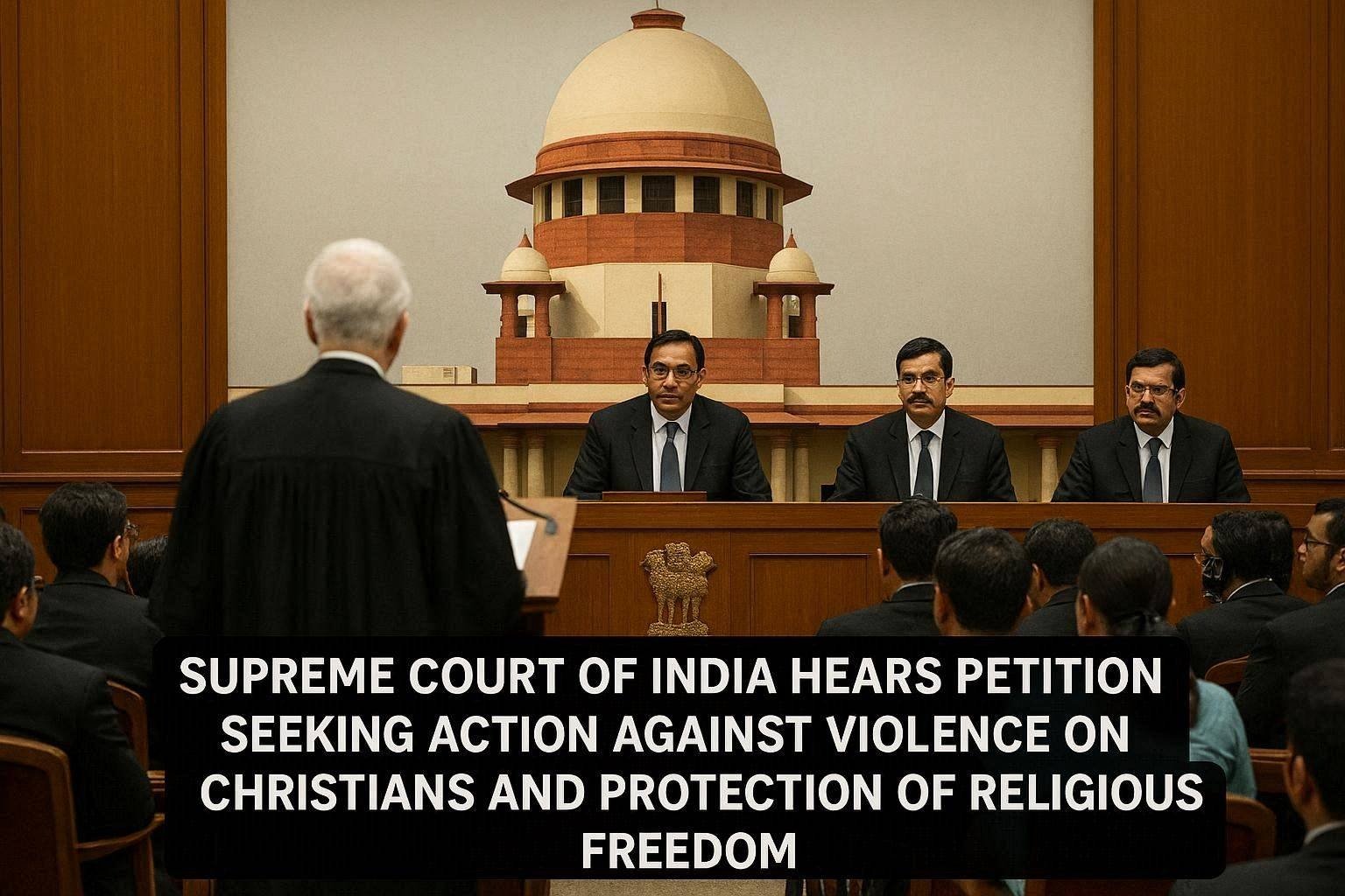 Supreme Court Hearing on Plea Seeking Action Against Violence on Christians