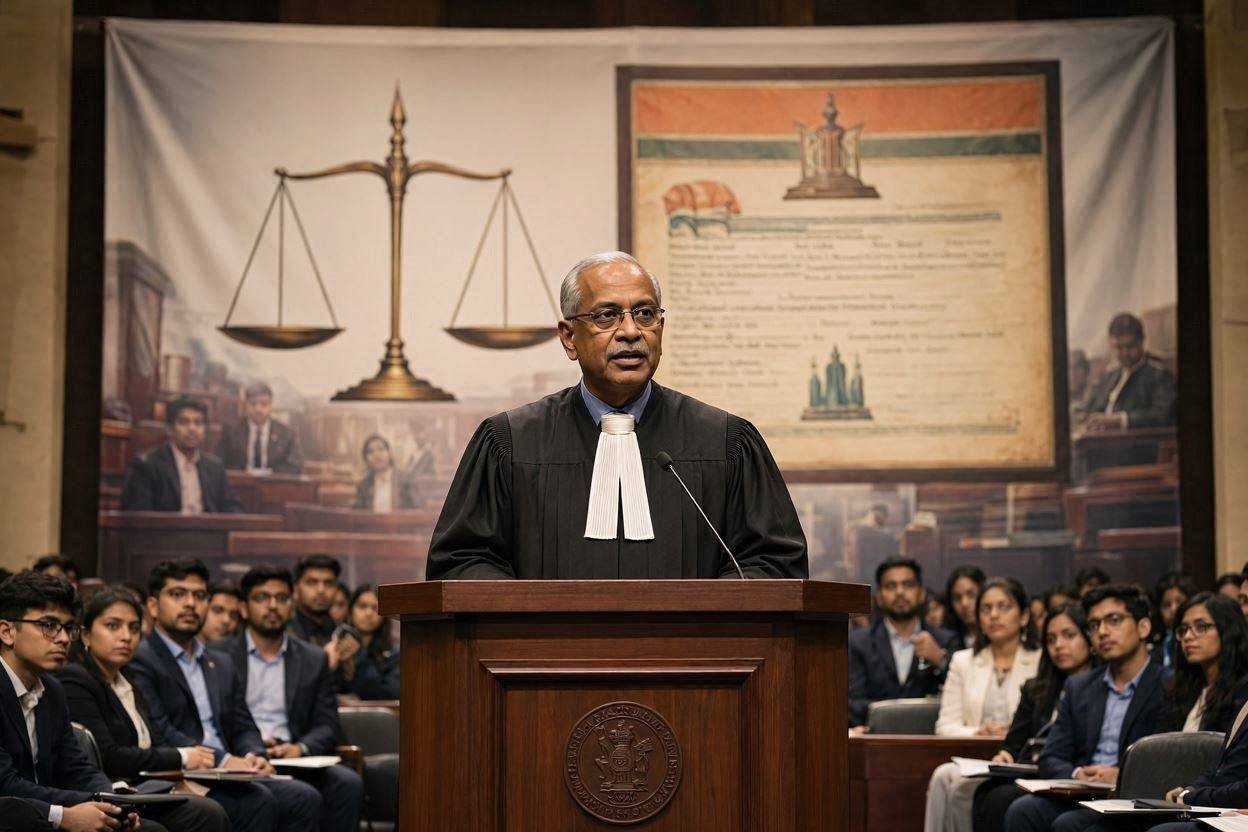 ‘No law bars eating chicken over Ganga’: SC judge flags delayed bail at NLIU lecture
