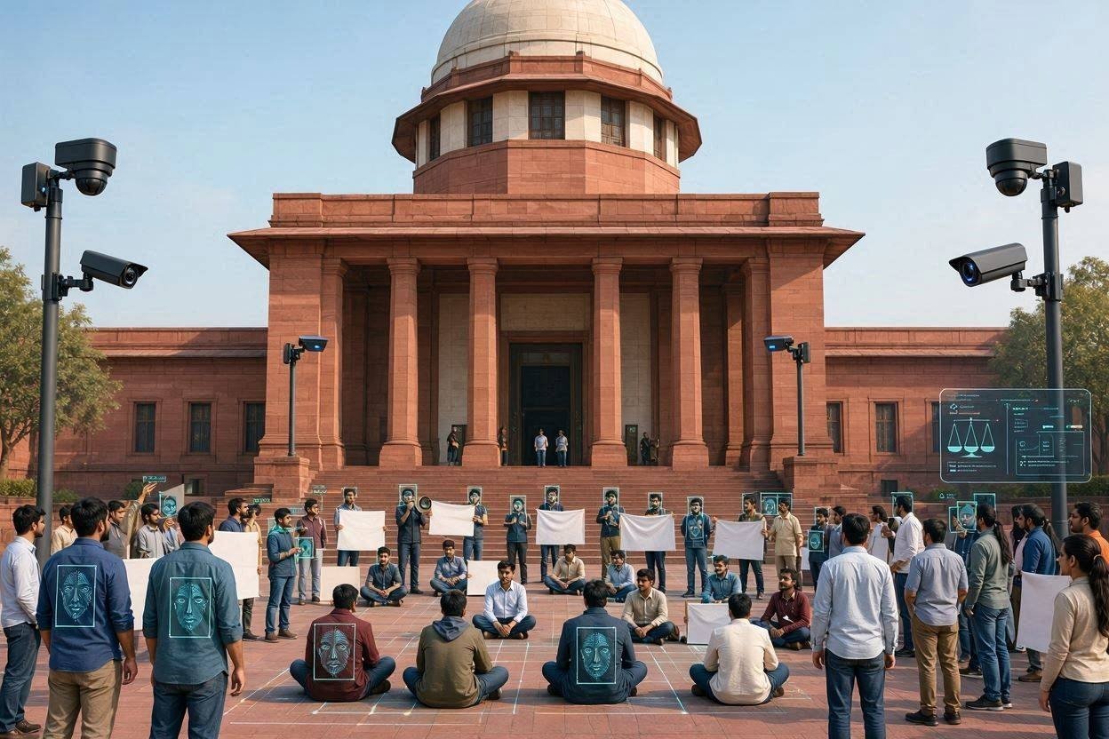 Delhi High Court Hears Challenge to AI Surveillance of Student Protesters